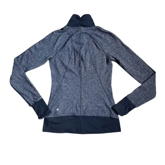 Lululemon Runderful 1/2 Zip Mini Check Pique Black Heathered Black / Black - Picture 5 of 11